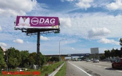 Double-Sided Billboard at ELITE Highway, USJ Interchange