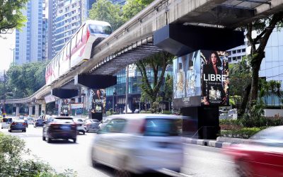 Digital Pillar advertising at Jalan Sultan Ismail