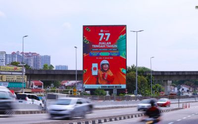 Digital Billboard at LDP, Kelana Jaya