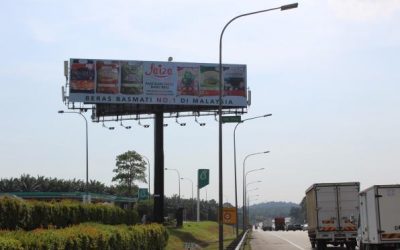 Double-Sided Billboard at Seremban R&R, NSE