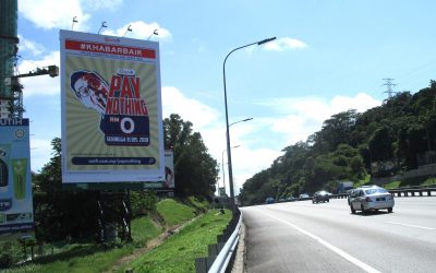 Single-Sided Billboard at Jalan Duta Toll, NKVE