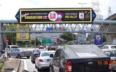 Digital Gantry advertising at Public Bank Kelana Jaya