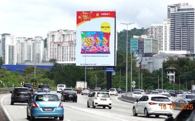 Digital Billboard advertising at Lotus's, One Utama