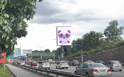 Digital Billboard at Federal Highway, Petaling Jaya
