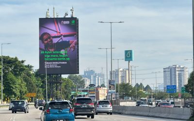 Digital Billboard at MRR2, Ampang
