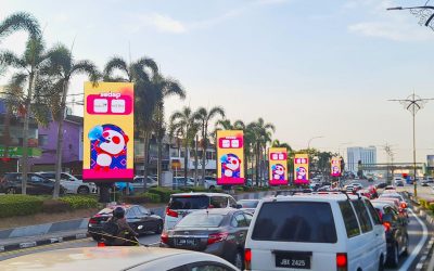 LED street bunting in Tebrau, Johor Bahru