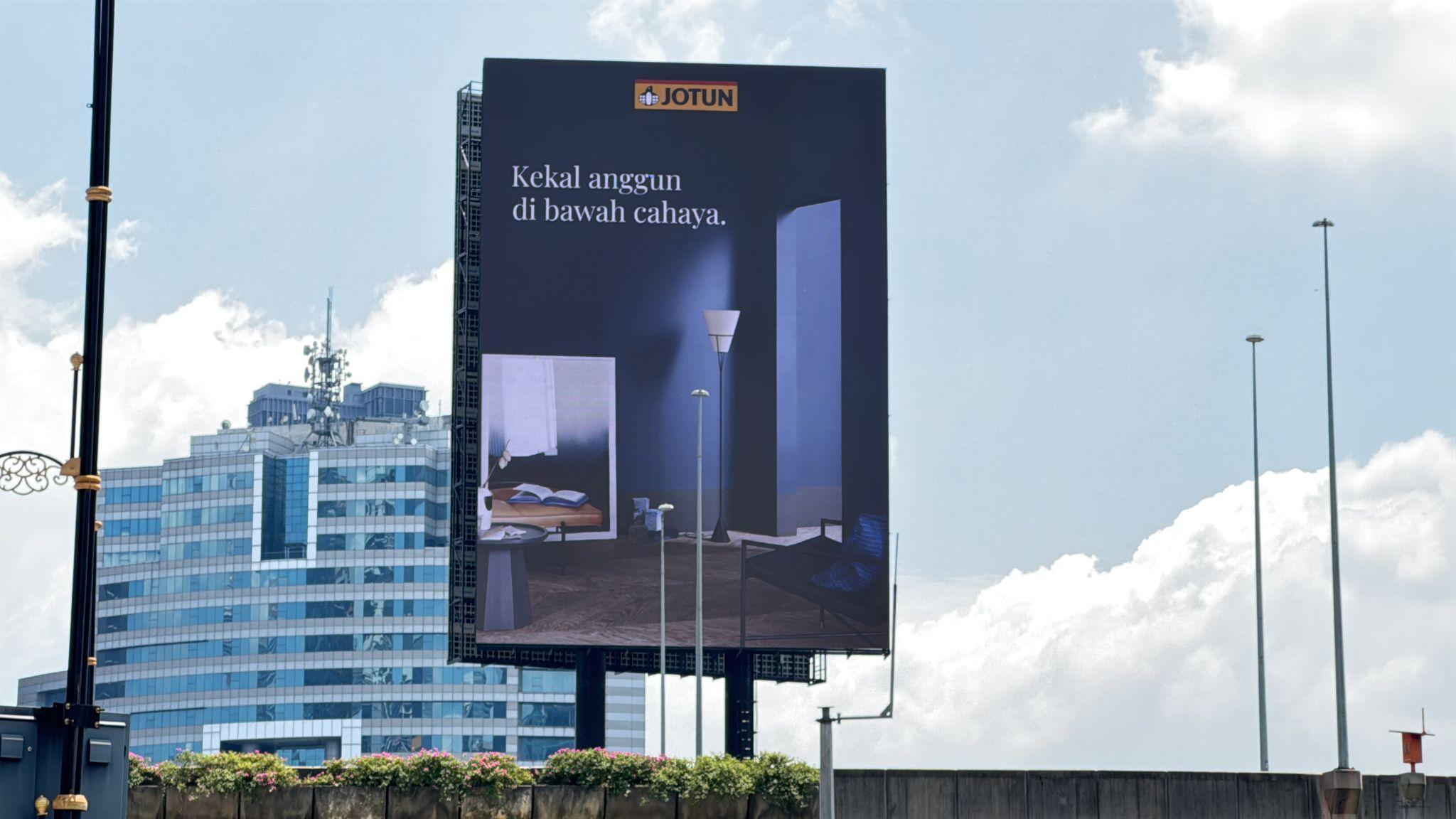 Roadside billboard advertising