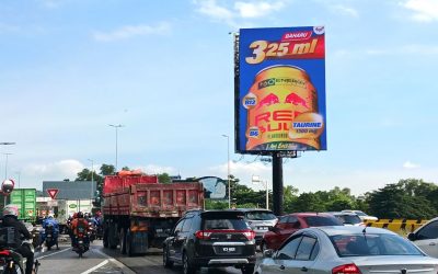 Digital Billboard advertising at Sunway Toll (to Puchong)
