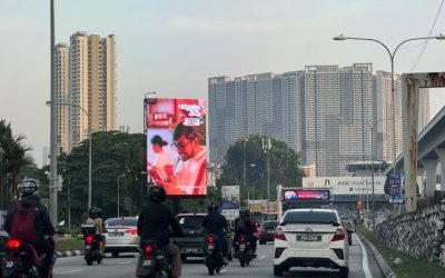 Digital Billboard advertising at Jalan Cheras