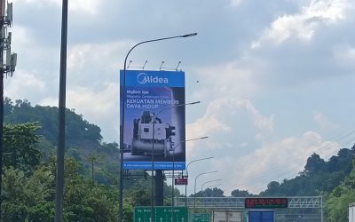 Double-Sided Billboard at NKVE KM21.1, Kota Damansara