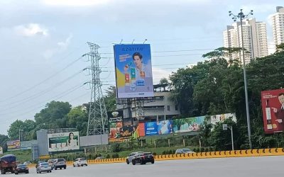 Double-Sided Billboard at LDP, Sri Damansara after Penchala Toll