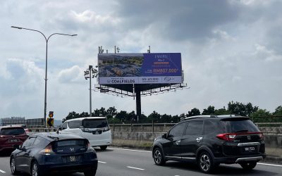 Triple-Sided Billboard at MRR2 and DUKE, Batu Caves